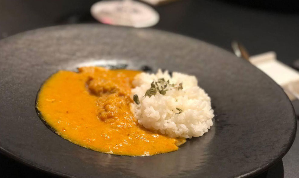 スパイスチキン〆カレー